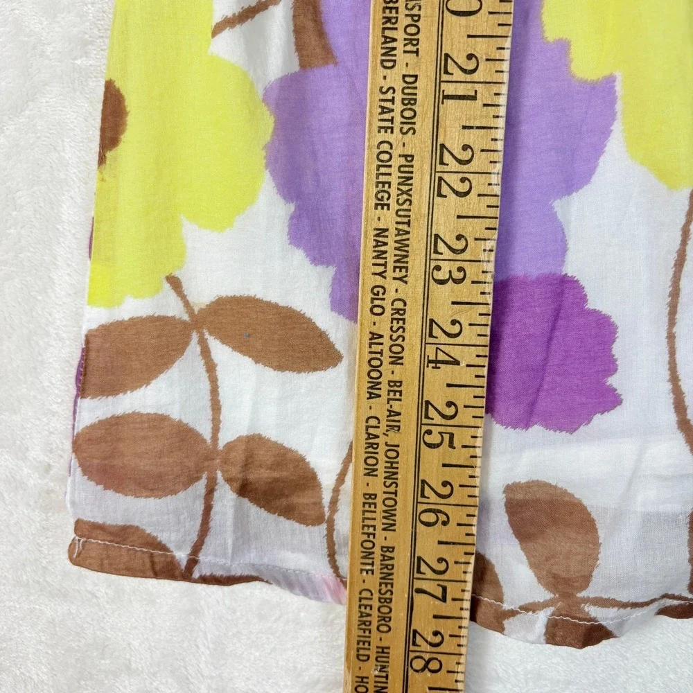 Old Navy Floral Sundress Kids Size 8 White Pink Yellow Good‎ Smocked Cotton